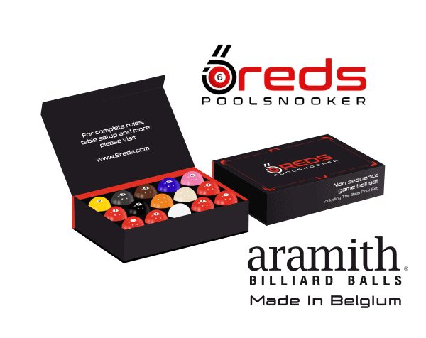 6reds Poolsnooker full package - special offer