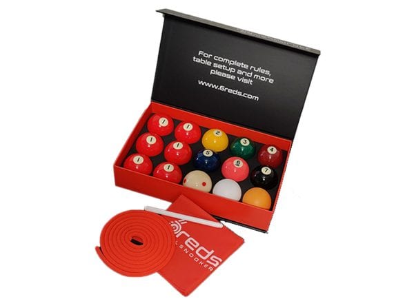 6reds Poolsnooker full package - special offer